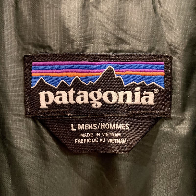 【美品】16年製　パタゴニア　ナノパフベスト　黒L 企業ロゴ 2026年最新】Yahoo!オークション -パタゴニア ナノパフ ベストの中古品