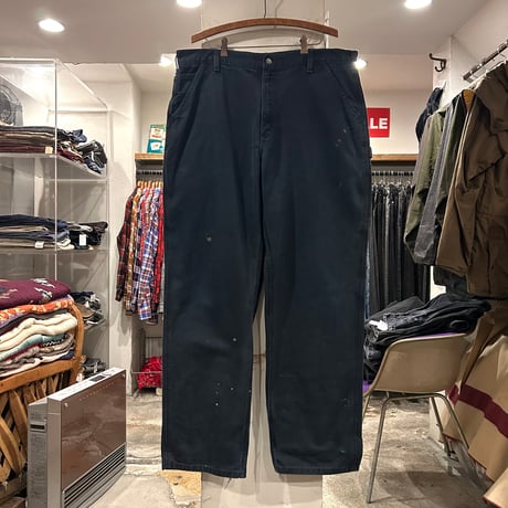 carhartt　ダック地　ペインターパンツ　カーハート　ブラック　雰囲気系　38×33　(S4396)