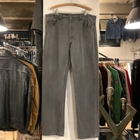 90s　Levi’s 501 0660　後染め ブラックデニム パンツ　40×34　USA製　1995年　(5S3457)