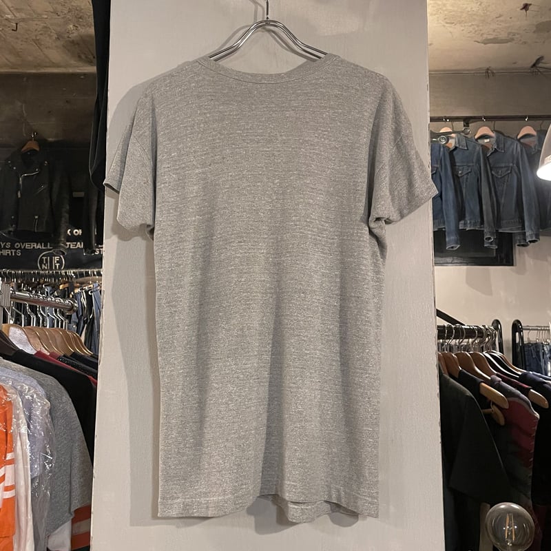 70s Champion S/S ヴィンテージTシャツ 目無し cotton 88% rayo