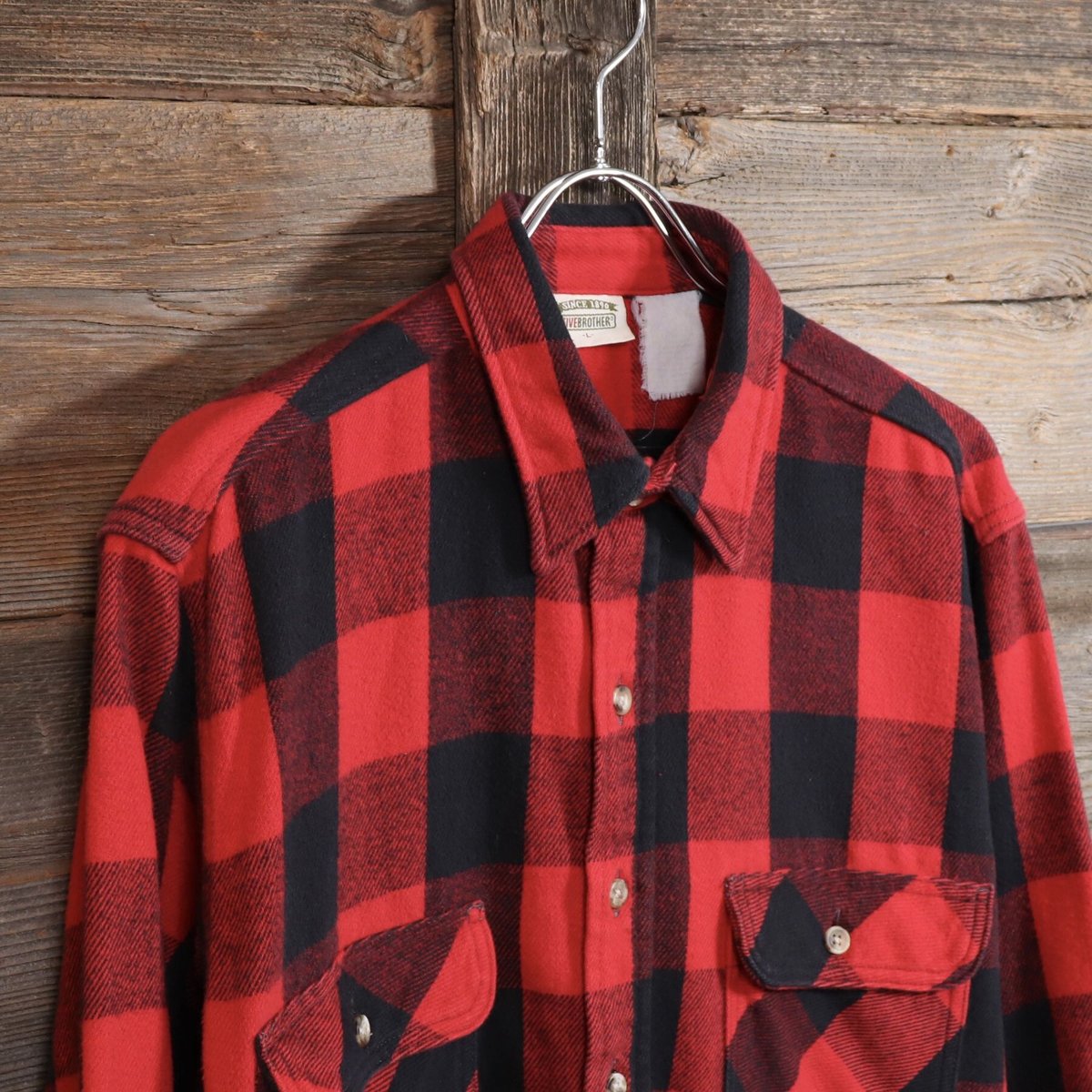 90's FIVE BROTHER ファイブブラザー ネルシャツ FIVE BROTHER ネルシャツ 90年代 ファイブブラザー チェック柄