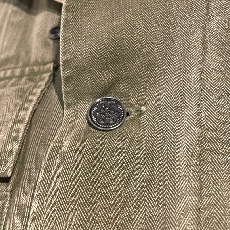 40s US ARMY M-43 HBT JACKET ヘリンボーンツイル ミリタリージャケッ