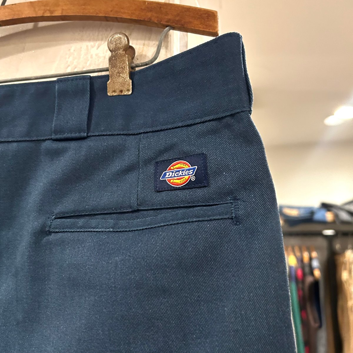 90s Dickies 874 ワークパンツ ディッキーズ ネイビー 38×33 USA製 (