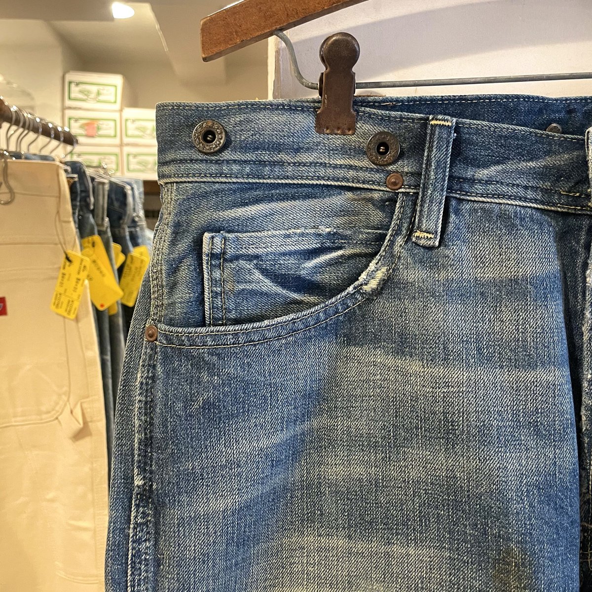 Ralph Lauren カットオフデニムパンツ DEAD STOCK USED加工