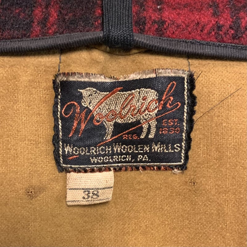 VINTAGE】1940's ウールリッチ ハンティングジャケット 40 40s