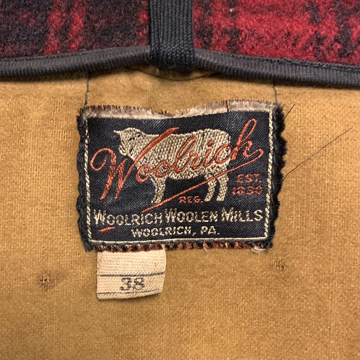 40s Woolrich ウールハンティングジャケット シャドーチェック 40s Woolrich ウールハンティングジャケット シャドーチェック