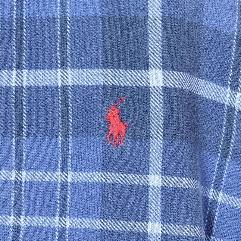 POLO RALPH LAUREN ジップアップ スウェットパーカー チェック柄 POLO RALPH LAUREN ジップアップ スウェットパーカー チェック柄