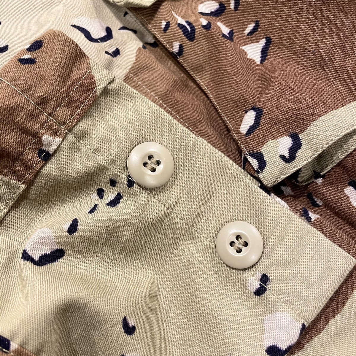 US MILITARY 80s アメリカ軍6Cデザート チョコチップカモ BDU