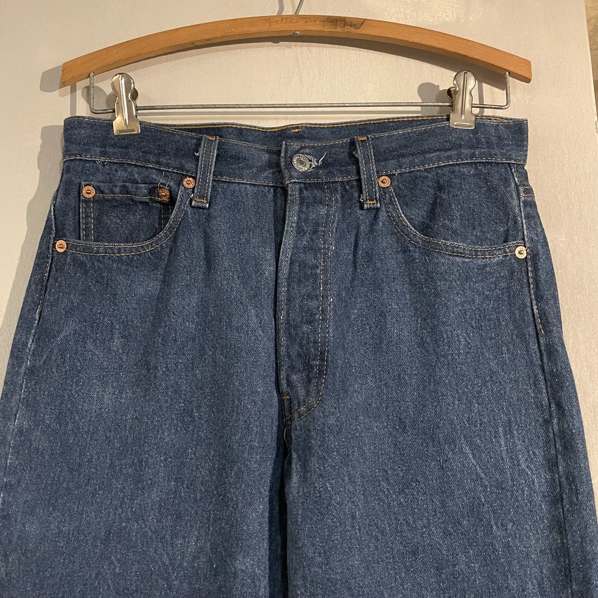 Levi's / 501XX/90s/復刻/USA製/ボトム/30/デニム/IDG/無地/501-0000