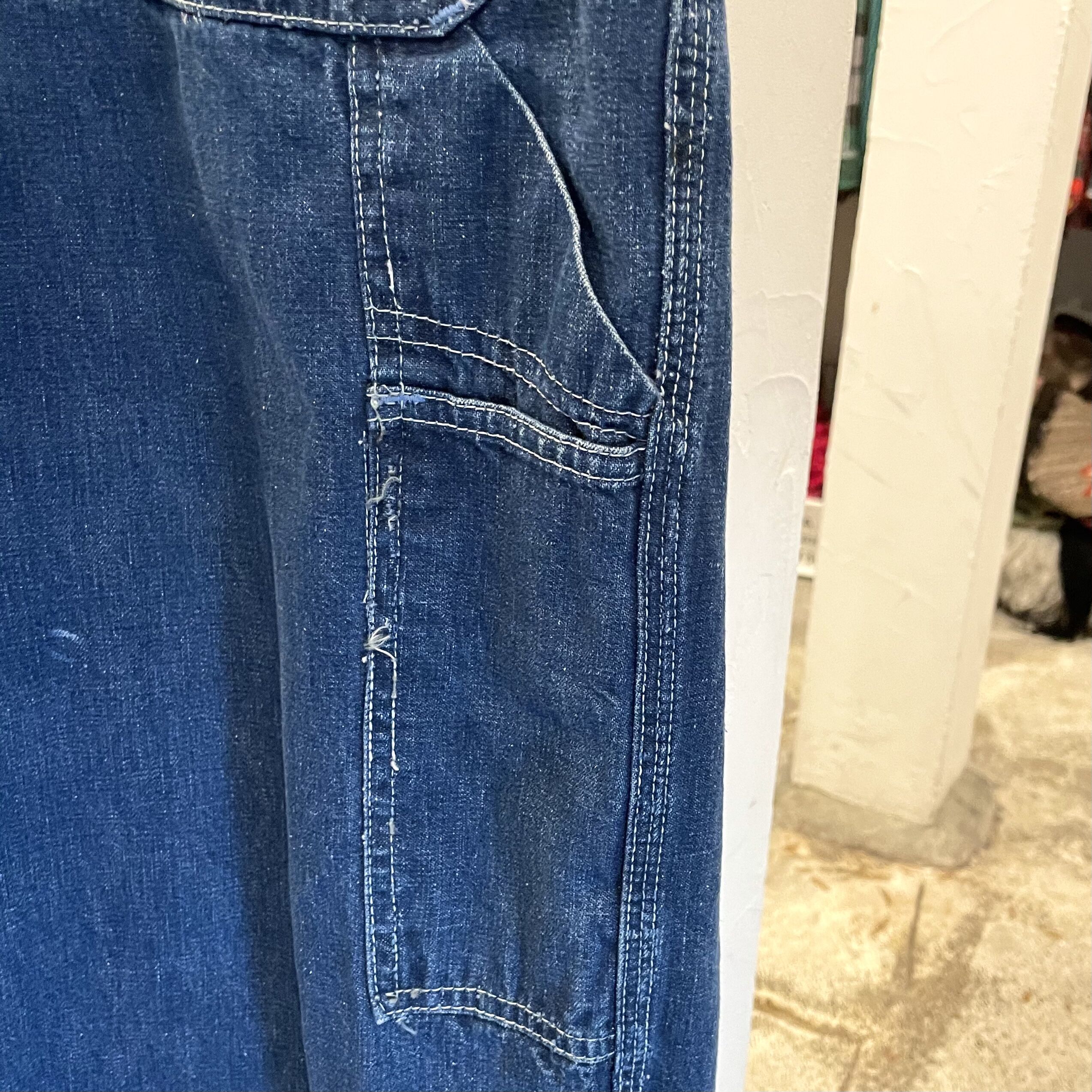 HERCULES デニムオーバーオール UNION MADE 濃紺 50s SEARS （S0