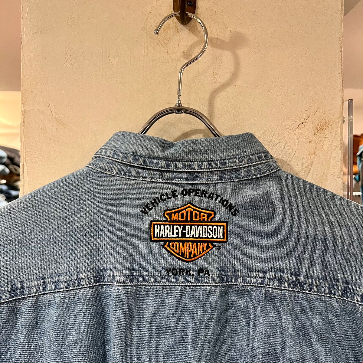 Harley Davidson L/Sデニムシャツ ハーレーダビッドソン Harley Davidson L/Sデニムシャツ ハーレーダビッドソン