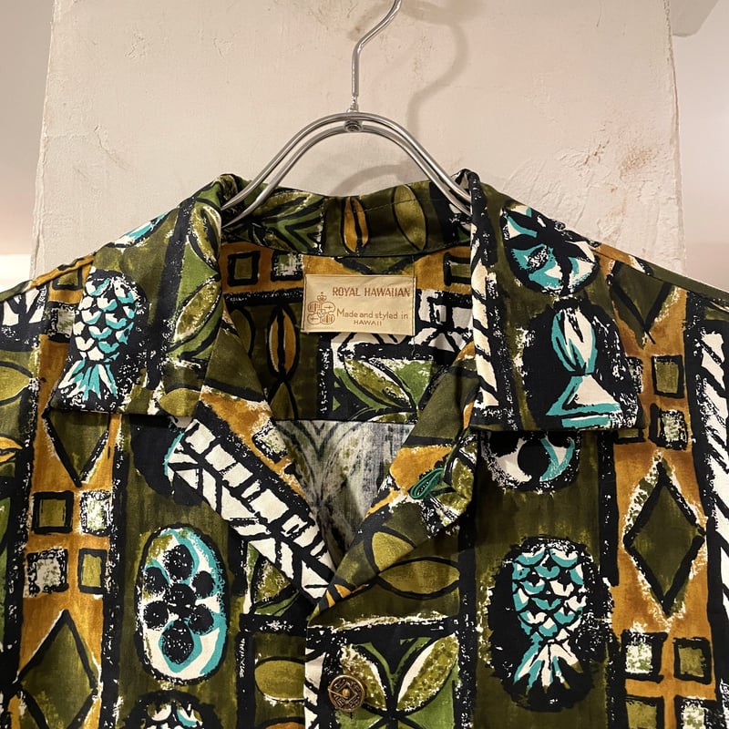 60s ROYAL HAWAIIAN VINTAGE HAWAIIAN SHIRT ハワイアン