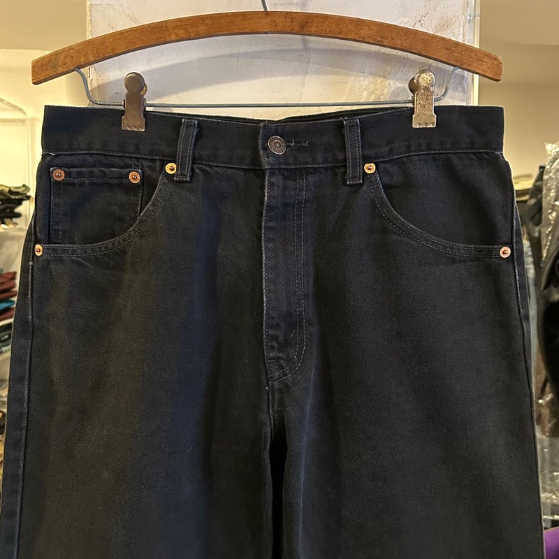 Levi's 521 0285 リーバイス ブラックデニムパンツ ユーロリーバイス