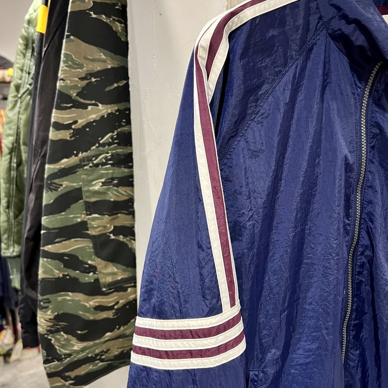 adidas ナイロンジャケット アディダス シャカシャカ ネイビー