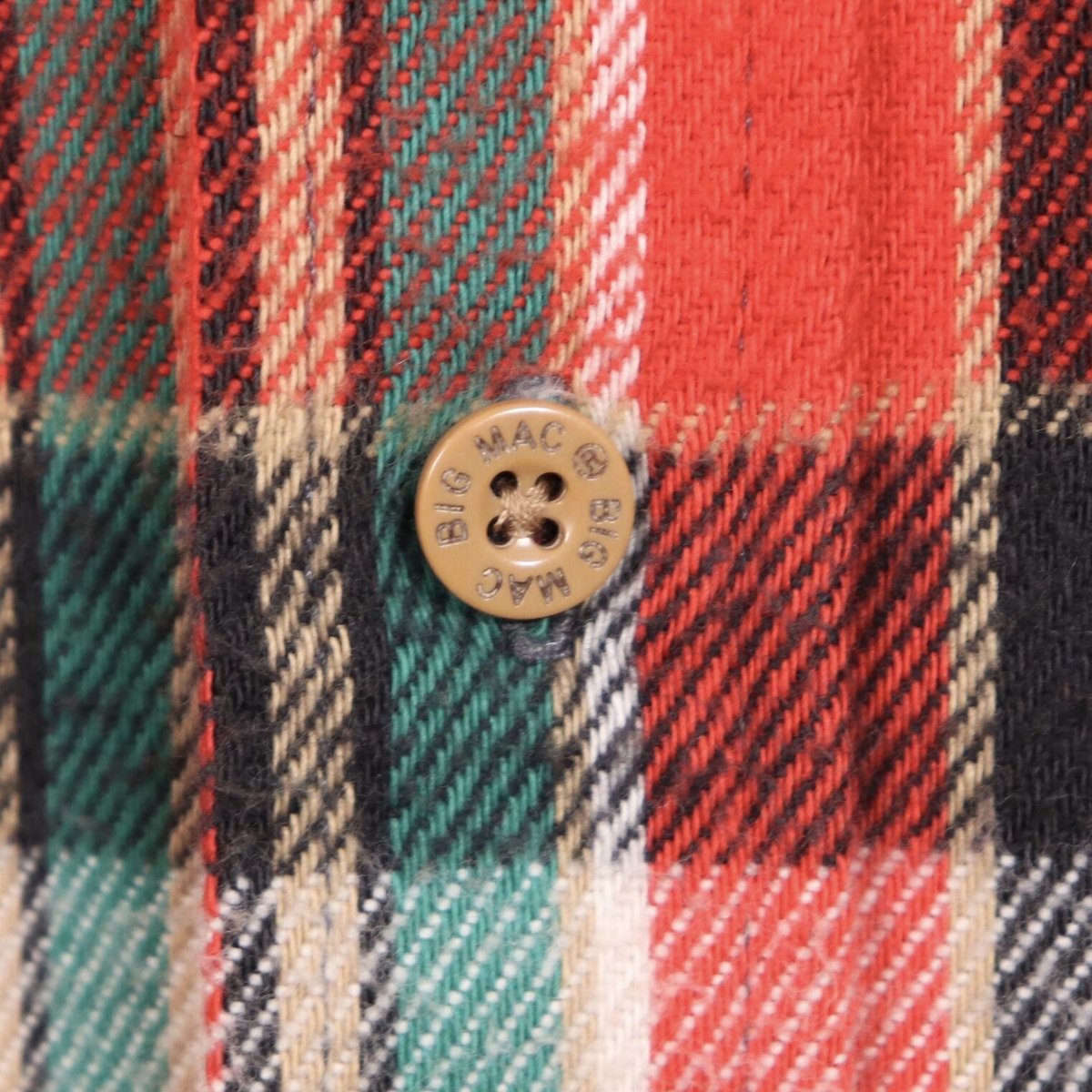 BIG MAC ヴィンテージネルシャツ 80年代 USA製 ビッグマック チェック