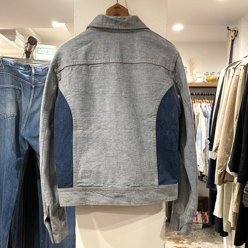 70s Lee リバーシブル デニムジャケット vintage古着 Lee】1970's リー リバーシブル デニムジャケット ツートーン