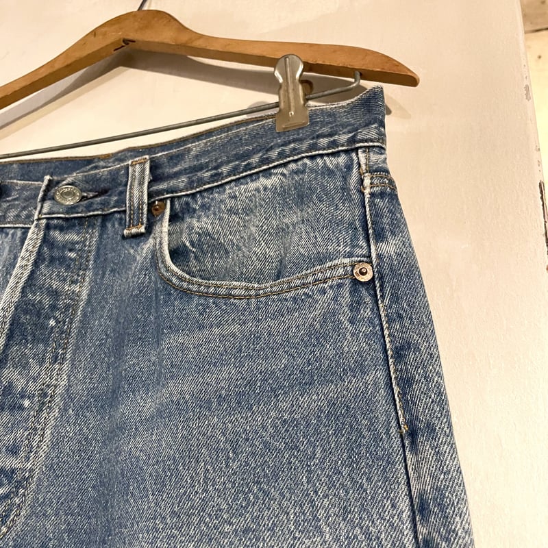 80s Levi's 501 リーバイス デニムパンツ 内股シングル 裾 80s Levi's 501 リーバイス デニムパンツ 内股シングル 裾