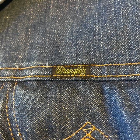 70s　Wrangler　デニムジャケット　USA製　Size 42　ラングラー　4th Type　(S4216)