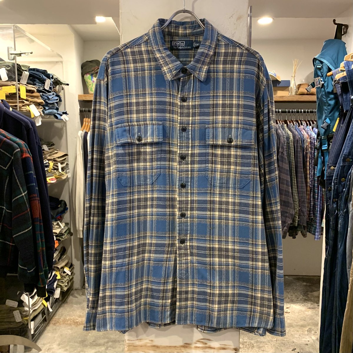 Polo by Ralph Lauren チェックネルシャツ ラルフローレン チン