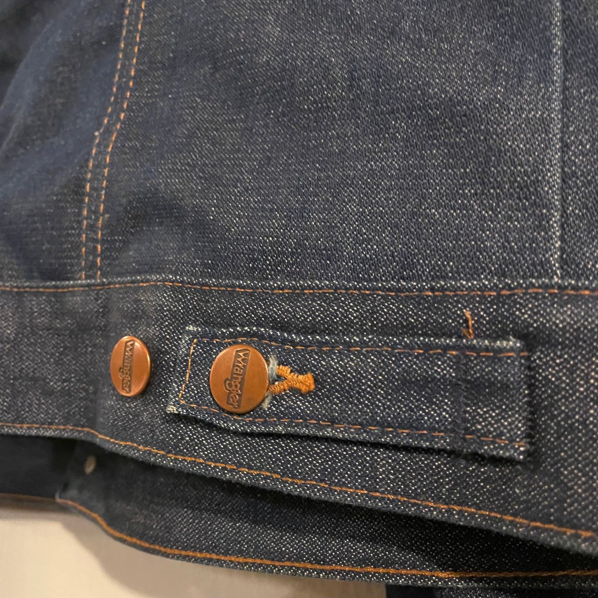 80s Wrangler 74220NV デニムジャケット DEAD STOCK Size 4