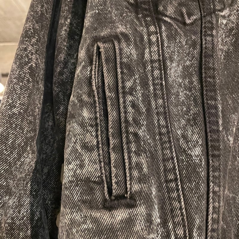 80s~ Levi's 70417 9420 ブラック デニムジャケット ネル 80s~ Levi's 70417 9420 ブラック デニムジャケット ネル