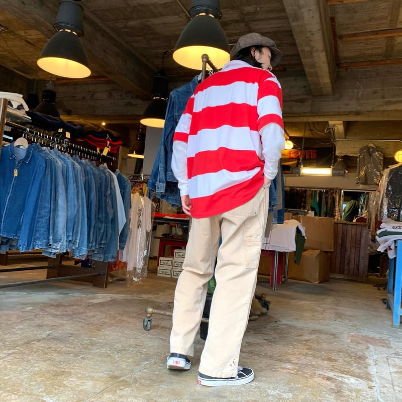 80s Carhartt ダック地 ペインターパンツ ダブルニー 雰囲気系 USA製