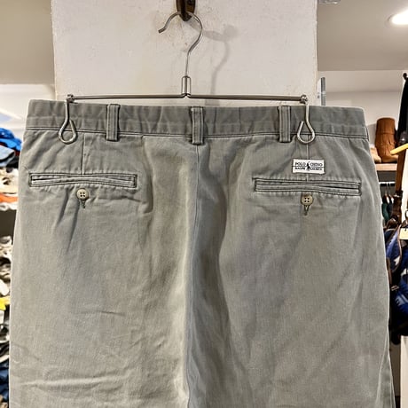 POLO by Ralph Lauren　チノパン　ポロチノ　ラルフローレン　タック入り　カーキ　ANDREWPANT　(S3547)