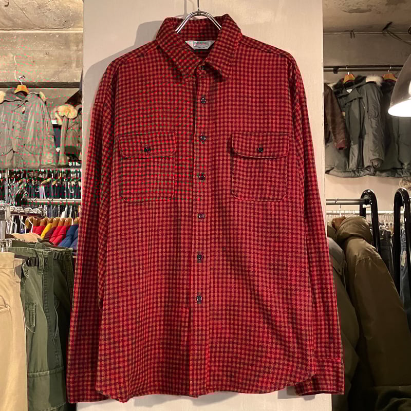 70s FIVE BROTHER L/S ネルシャツ USA製 Size 2XL コットンシャ 70s FIVE BROTHER L/S ネルシャツ USA製 Size 2XL コットンシャ