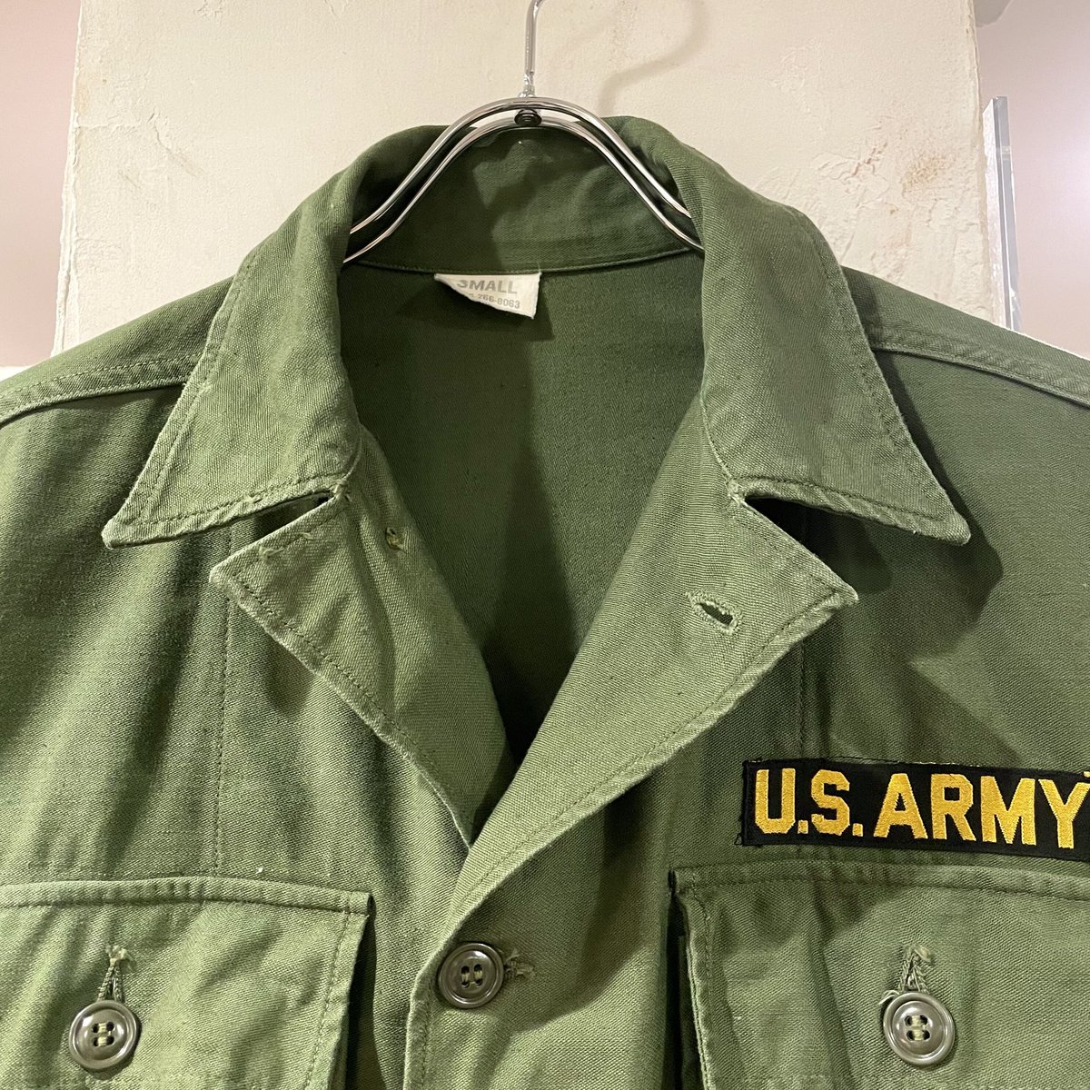 ユーティリティシャツ 60s US Air Force 筒袖　ヴィンテージ ユーティリティシャツ 60s US Air Force 筒袖 ヴィンテージ