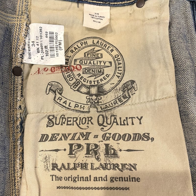 Ralph Lauren カットオフデニムパンツ DEAD STOCK USED加工 Ralph Lauren カットオフデニムパンツ DEAD STOCK USED加工