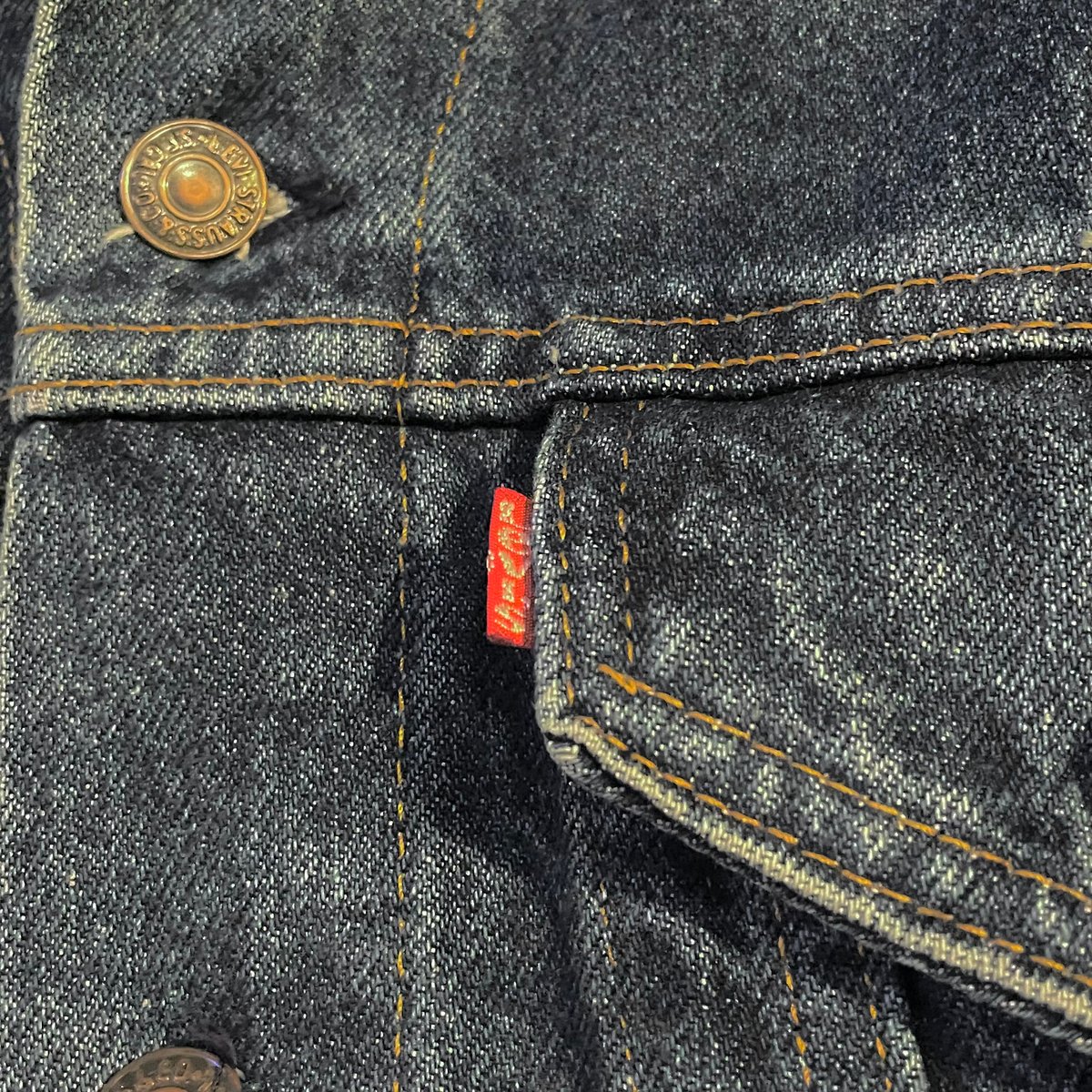 80s Levi's 71506 0216 デニムジャケット USA製 Size42 ロング丈 80s Levi's 71506 0216 デニムジャケット USA製 Size42 ロング丈