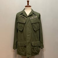 60s　US ARMY　JUNGLE FATIGUE JACKET　5th Type　Size S-R　ジャングル ファティーグジャケット　リップストップ　1969年　(S5700)