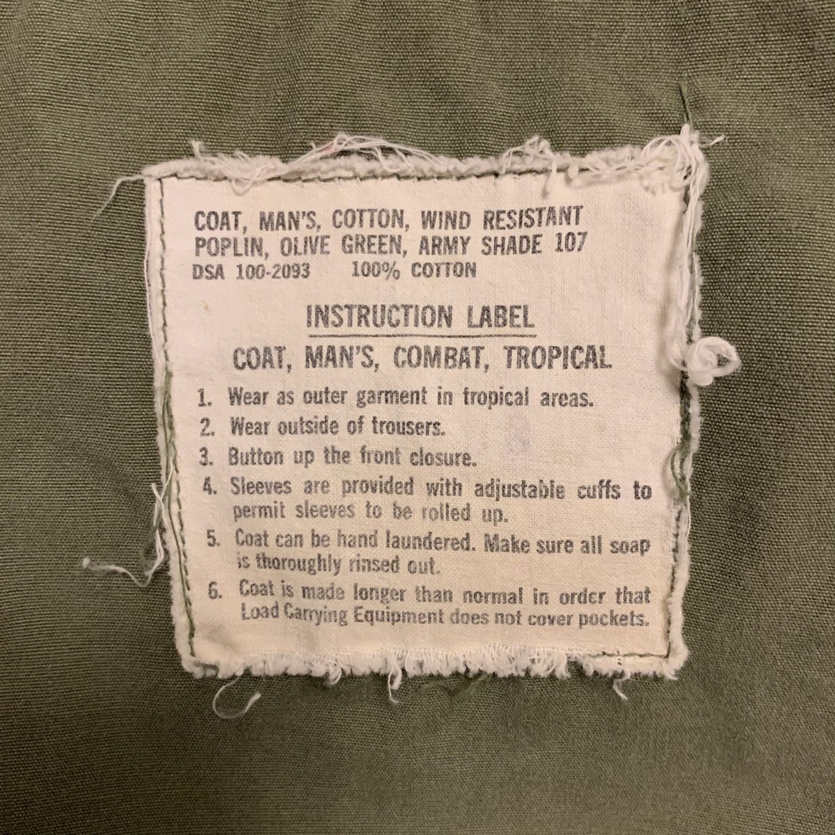 60s US ARMY Jungle Fatigue Jacket 2ndタイプ ジャングルフ