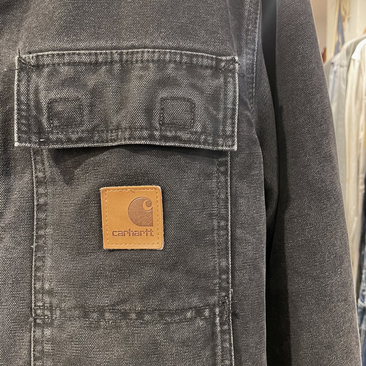 Carhartt トラディショナルコート ダック地 ブラック ワークジャケット ...