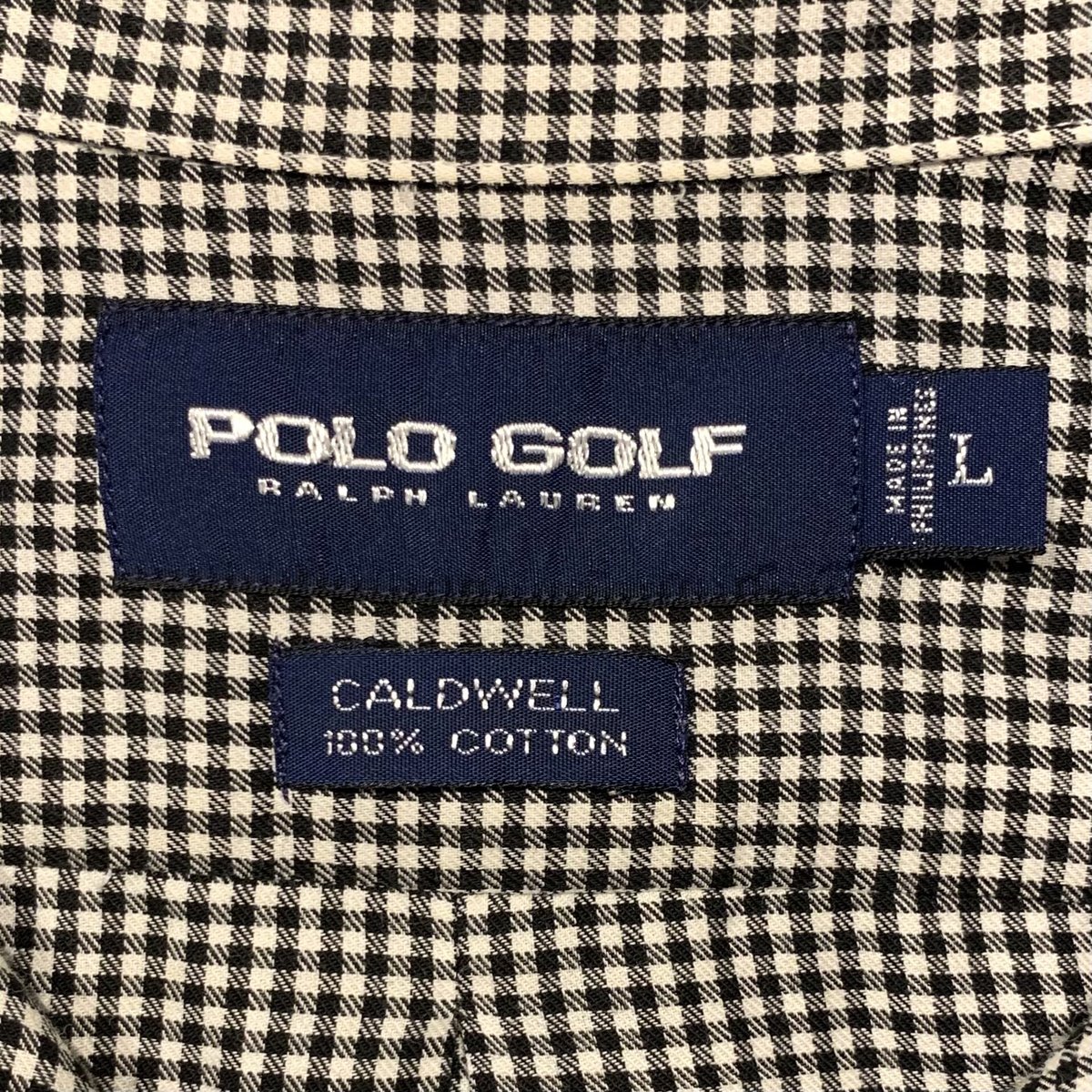 90s POLO GOLF Ralph Lauren S/S オープンカラーシャツ ポロゴルフ...