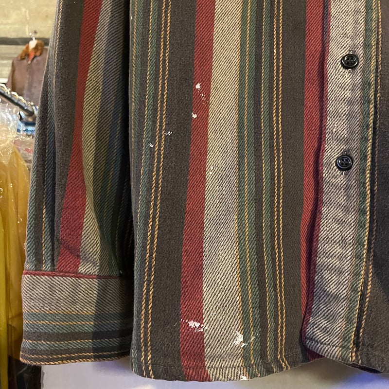 80s FIVE BROTHER L/S ネルシャツ USA製 Size XL ファイブブラザ