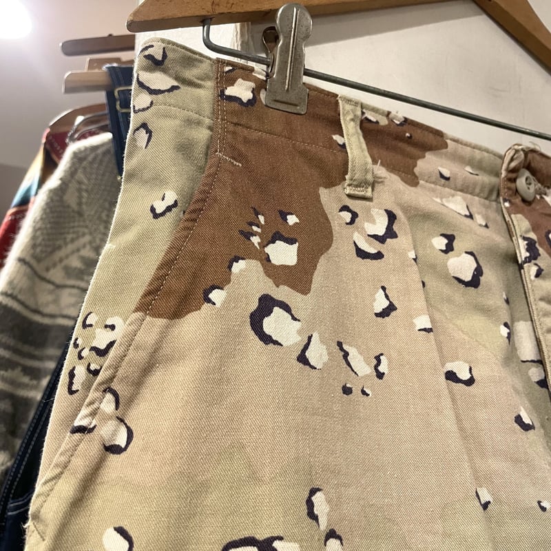 80s US ARMY BDU デザートカモ チョコチップカモ ミリタリーパンツ 80s 米軍 U.S.ARMY チョコチップ デザートカモ BDU カーゴパンツ