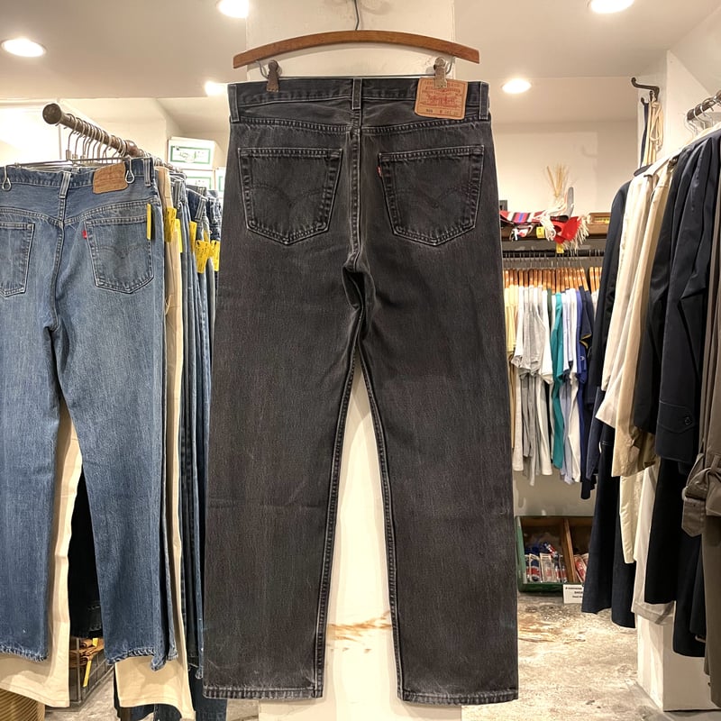 Levi's 501 00s リーバイス501 後染めブラックデニムパンツ