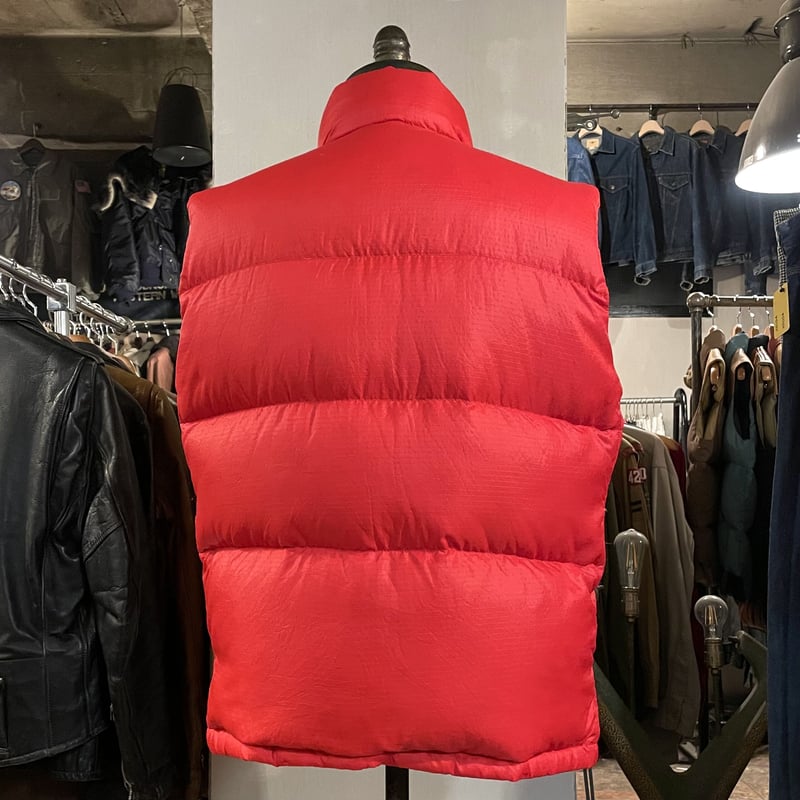 70s THE NORTH FACE ダウベスト 茶タグ USA製 ヴィンテージ 赤 70s THE NORTH FACE ダウベスト 茶タグ USA製 ヴィンテージ 赤