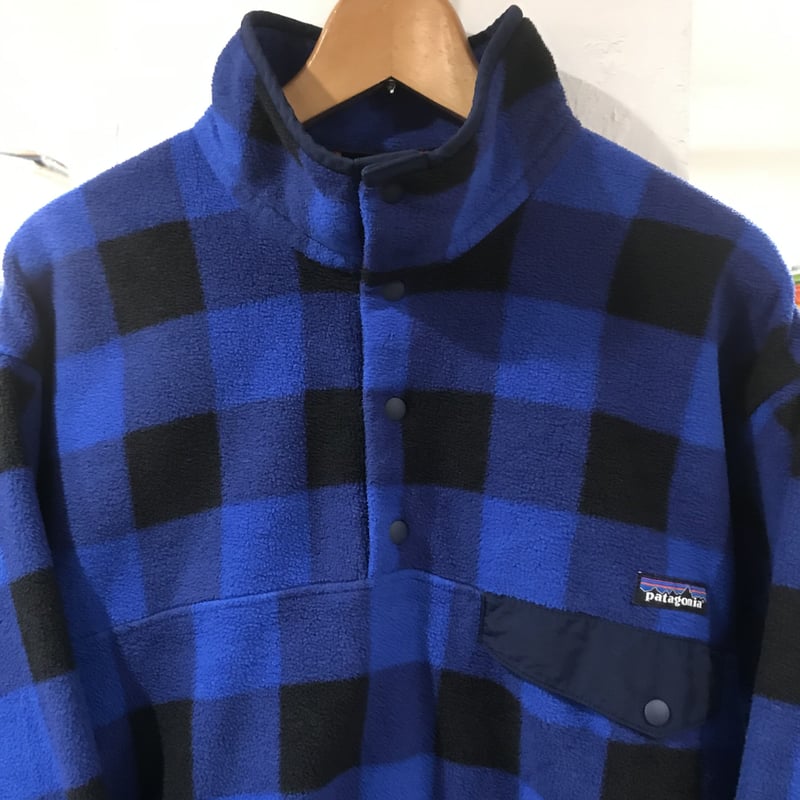 patagonia バッファローチェック シンチラスナップT Mサイズ