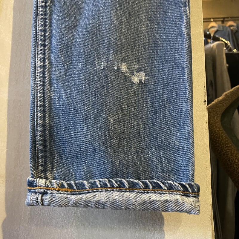 80s Levi's 20505 0217 デニムパンツ 34×34 USA製 裾チェーンステ 80s Levi's 20505 0217 デニムパンツ 34×34 USA製 裾チェーンステ