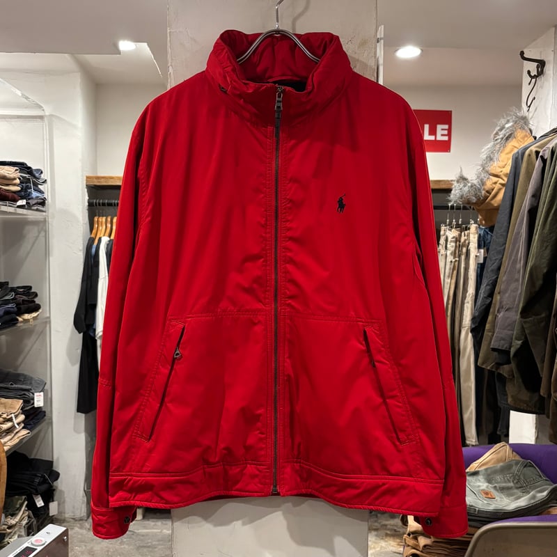 Polo by Ralph Lauren 赤 スウィングトップ L 80's ラルフローレン 100%コットン スウィングトップ レッド