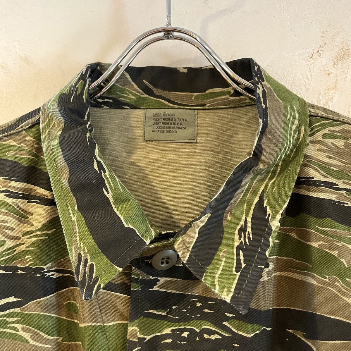 【軍物】BDUリップストップタイガーカモdead stock TRU SPEC TRU-SPEC TRU-SPEC（トゥルースペック） BDU ジャケット TIGER