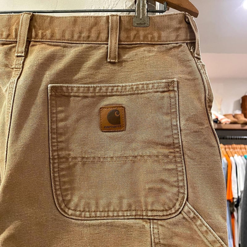 【美品】AtLast&Co. ダック地 ワークパンツ ブラウン 32 carhartt ダック地 ペインターパンツ カーハート ブラウン