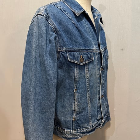 70s～　Plain Pockets　J.C.Penney　デニムジャケット　カスタムペイント　USA製　(S5326)
