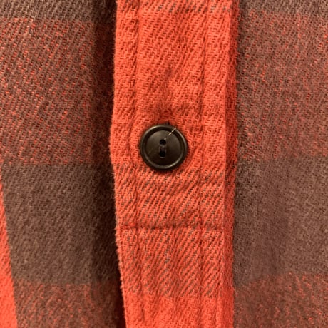 RRL　Ralph Lauren　L/S  ネルシャツ　バッファローチェック　チンストラップ　ダブルアールエル　ラルフローレン　(S2535)
