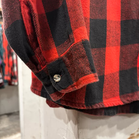 80s　PRIVATE PROPERTY　L/S ネルシャツ　USA製　Size XL　コットンシャツ　(S4872)