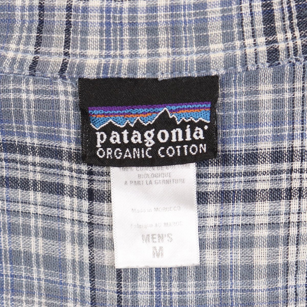 patagonia ORGANIC COTTON チェック柄 A/Cシャツ パタゴニア (Y0