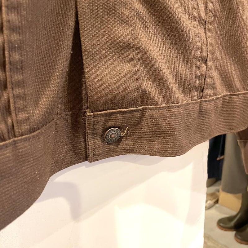 LEVI'S 70505 ピケジャケット 黒タブBigE ボタン裏529 70s