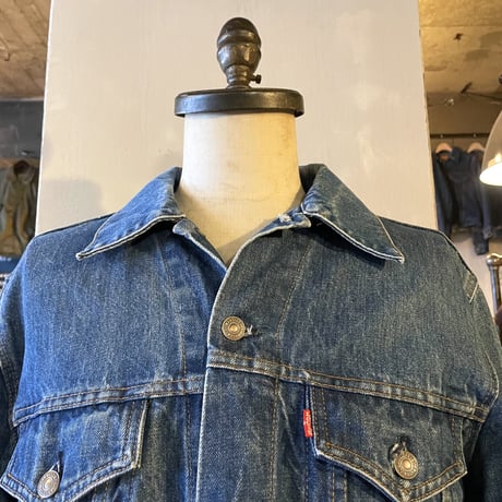 70s~　Levi’s 75505-0217　デニムジャケット　CANADA製　2ポケ　リーバイス　(S3377)